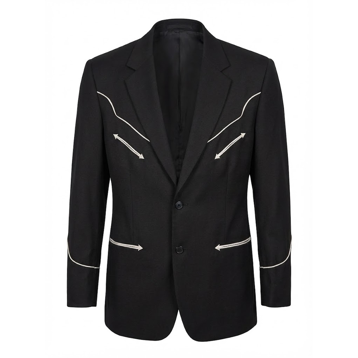 Scully men's black western blazer