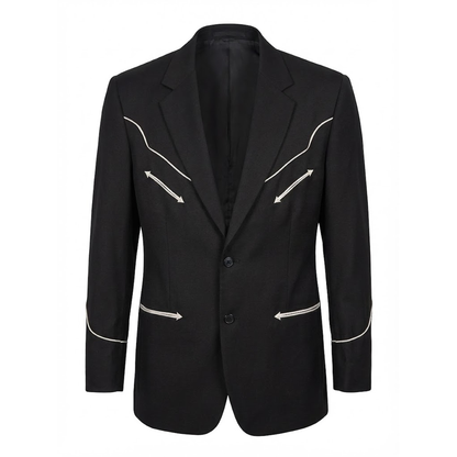 Scully men's black western blazer