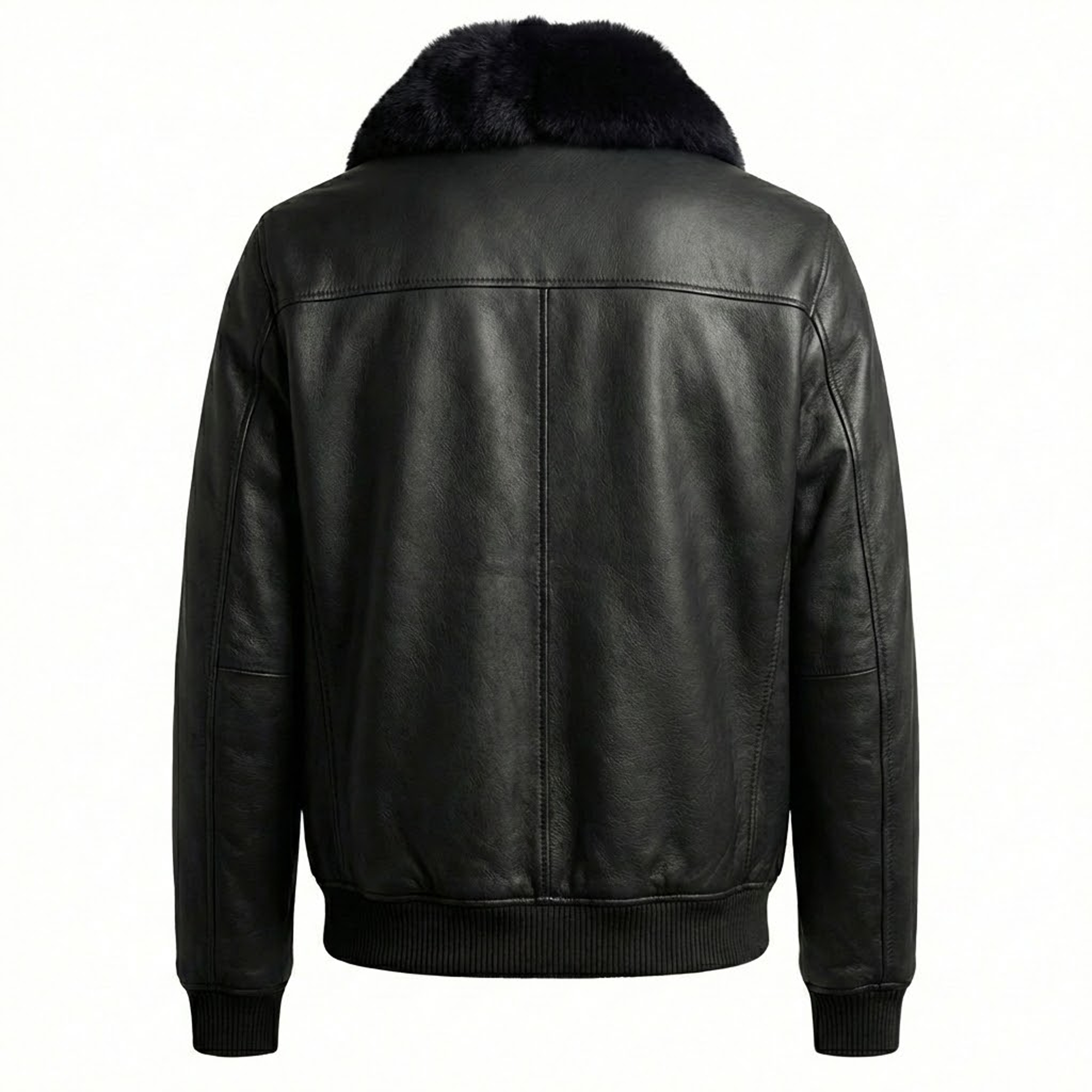 21495 Men's Black Shearling