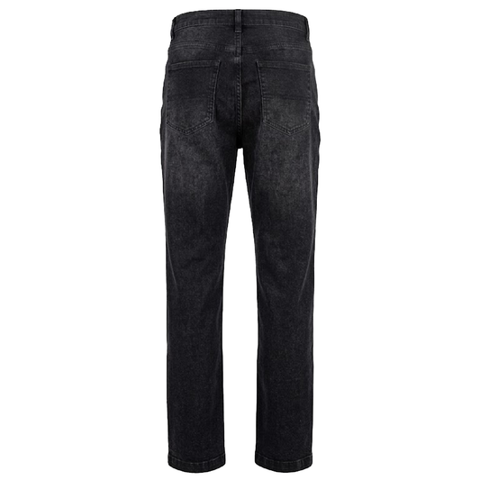 SBO Black Snap Hem Denim Jeans