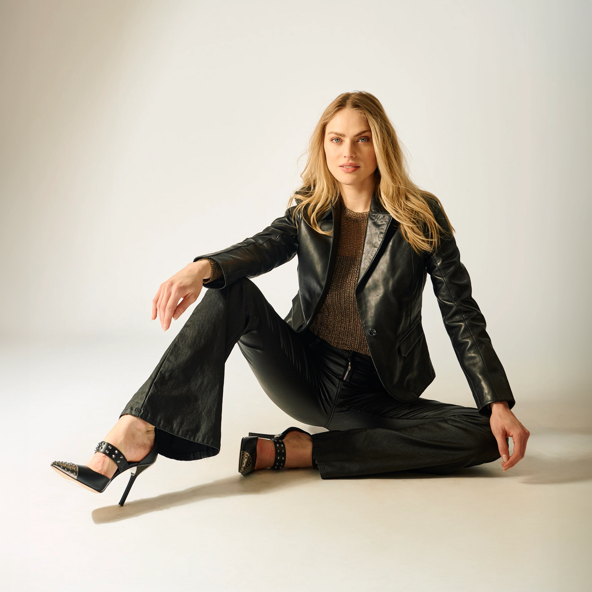 Mauritius women's Megan RF leather blazer