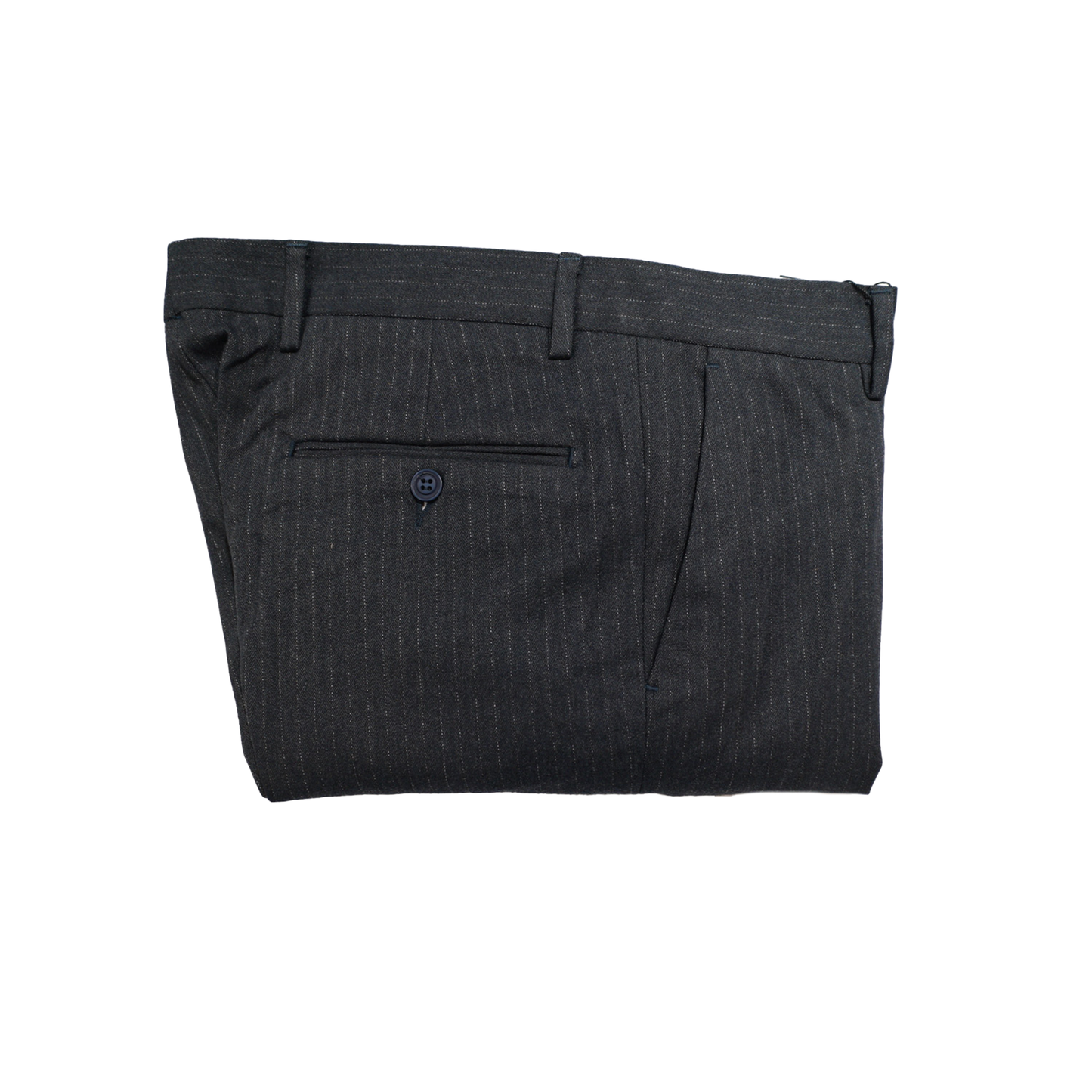 Mario Cavani Charcoal Pinstripe Dress Pants