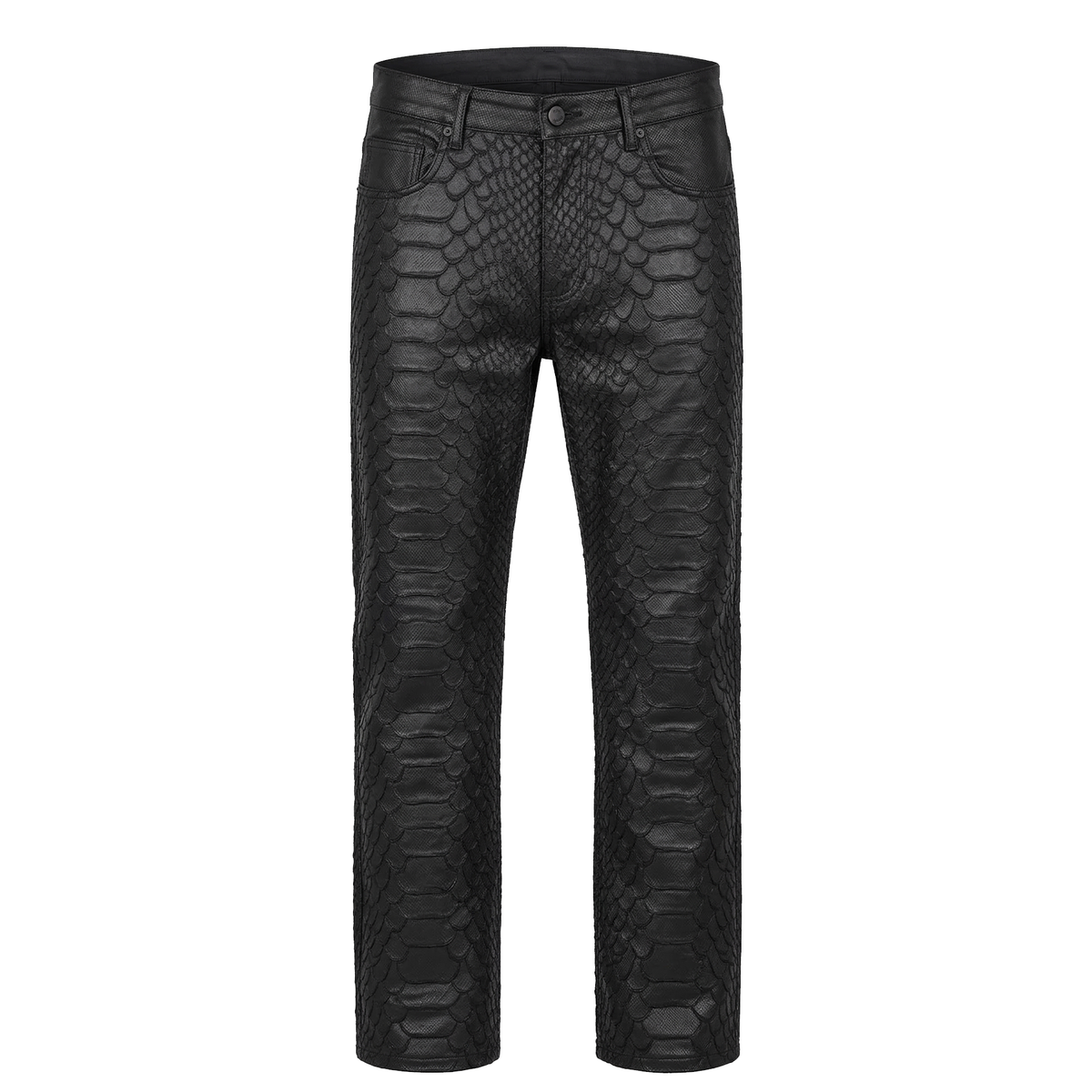 Waimea Black Embroidered Python Waxed Denim Jeans – Dudes Boutique