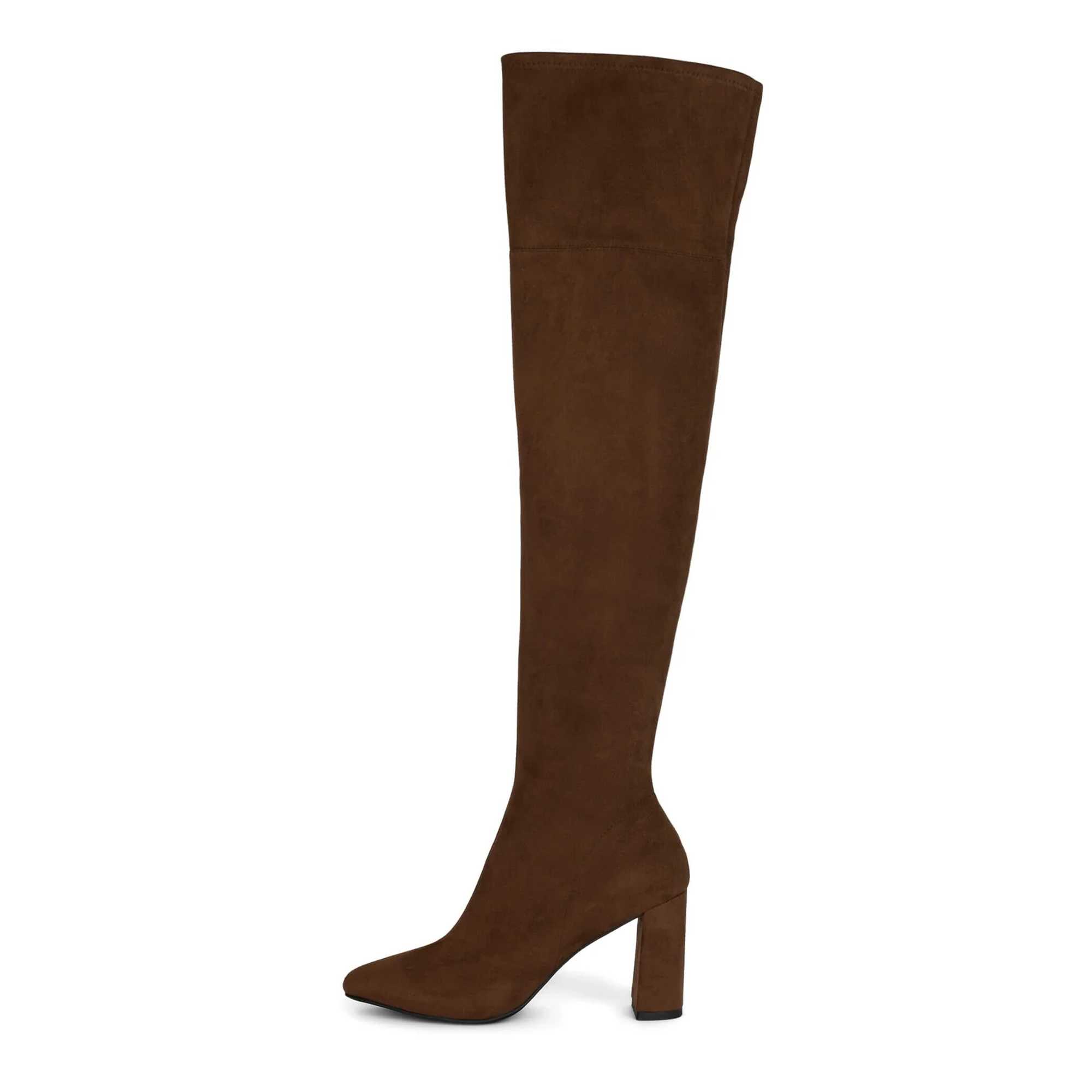 Jeffrey Campbell Parisah Brown Suede Over-the-Knee Boot