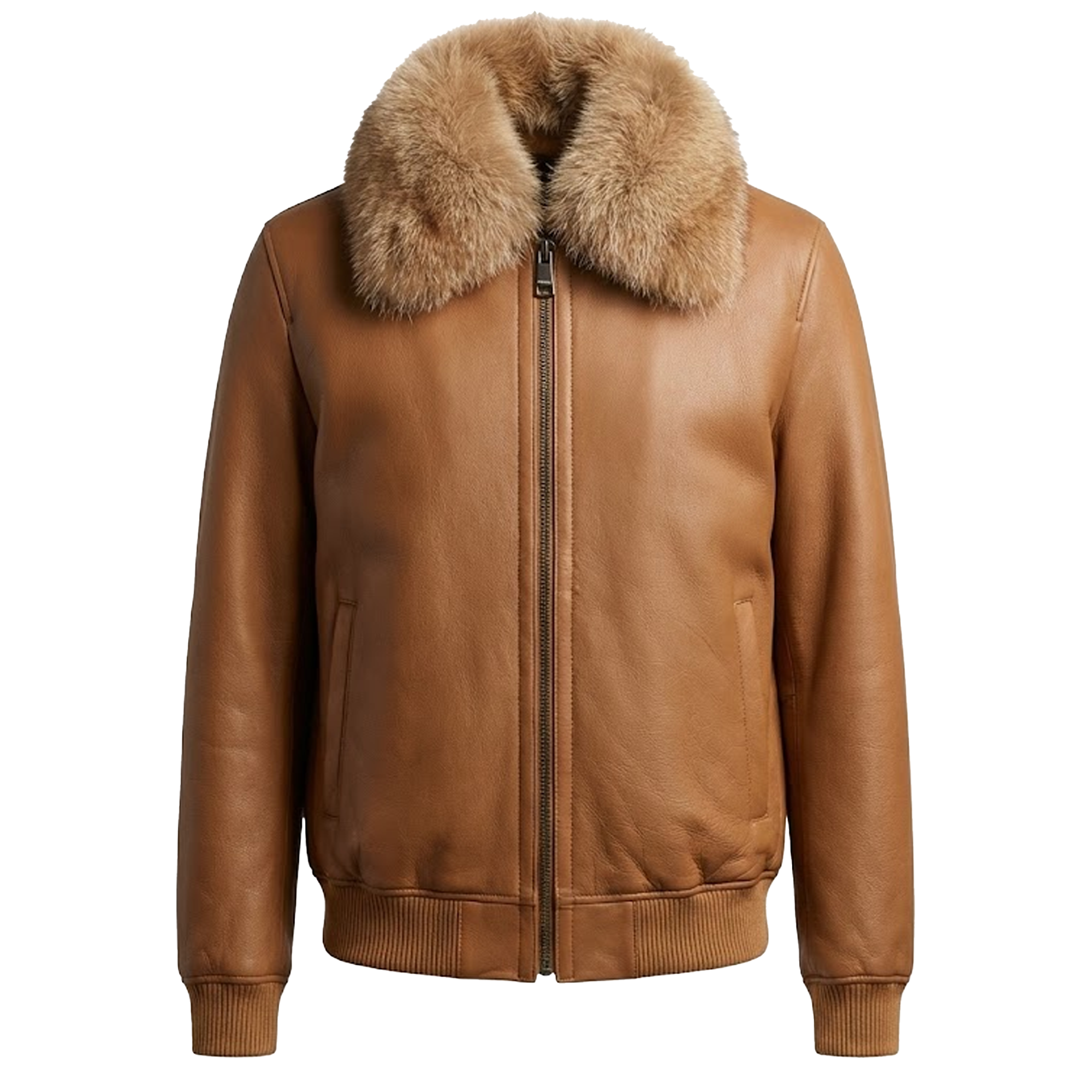 21495 Men's Cognac Shearling