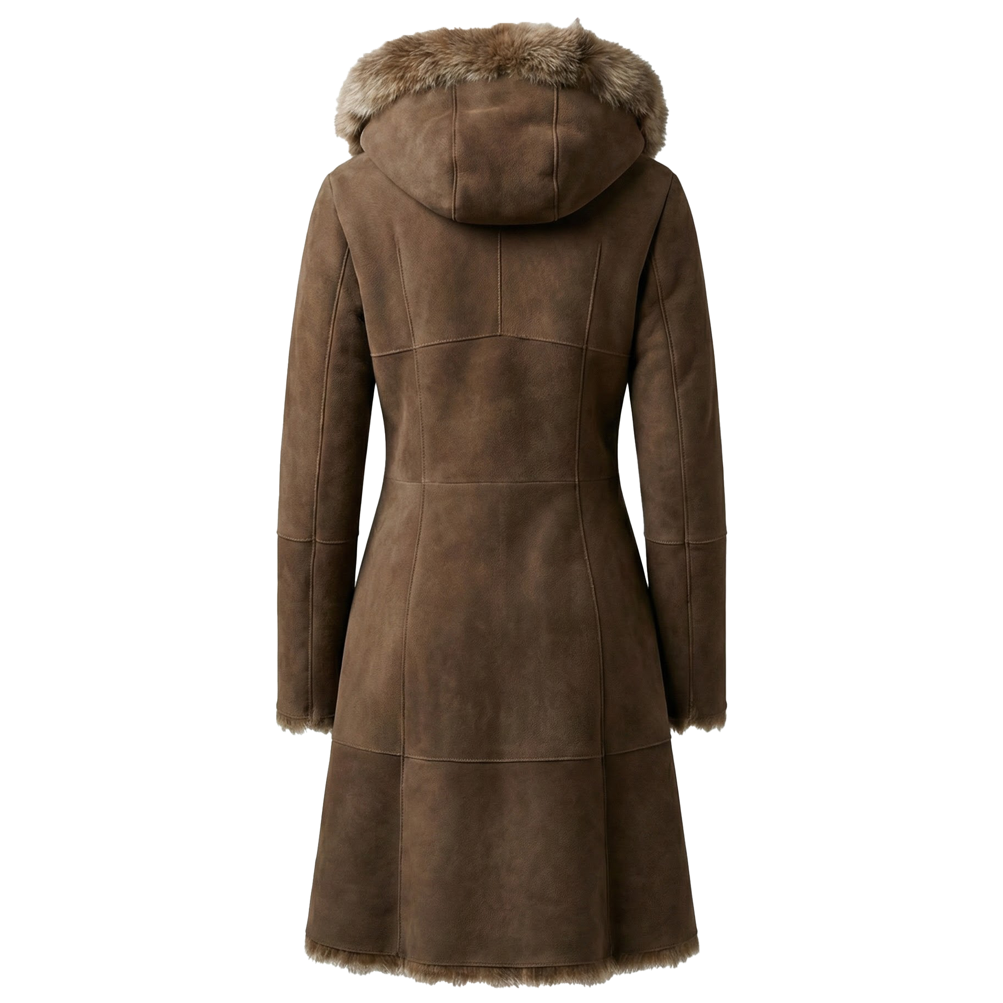 Emelda Women's Natural Cut Suede Toscana Shearling