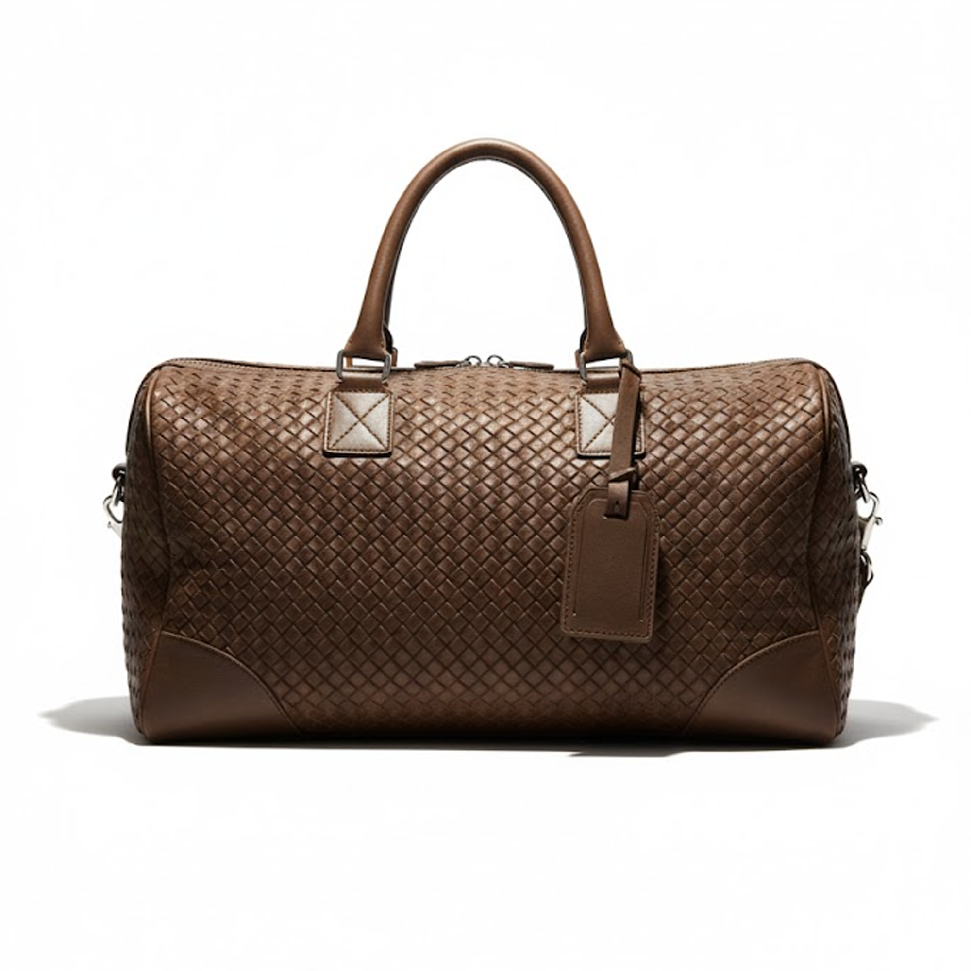 Mauritius Ryan Mocha Handwoven Weekender Bag