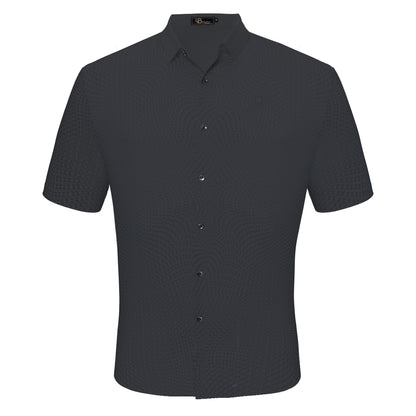 Dream Big Air-Soft Button-Up BLACK