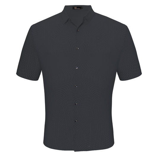 Dream Big Air-Soft Button-Up BLACK