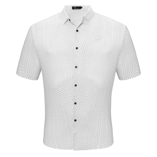 Dream Big Air-Soft Button-Up WHITE