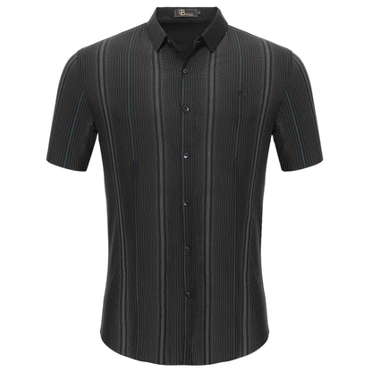 Fearless Finesse Short-Sleeve Shirt BLACK