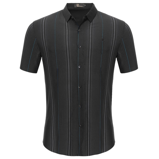 Fearless Finesse Short-Sleeve Shirt BLACK