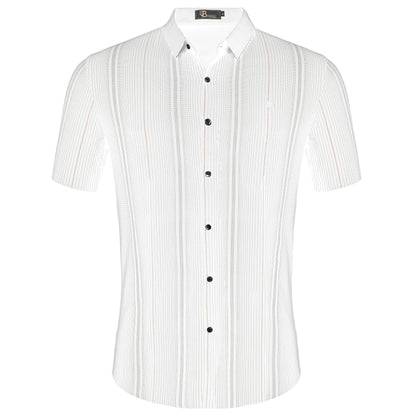 Fearless Finesse Short-Sleeve Shirt WHITE