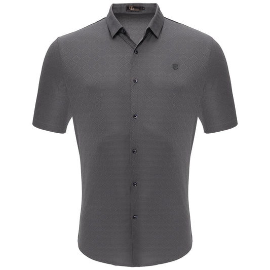 Elevate Edge Short-Sleeve Shirt GREY