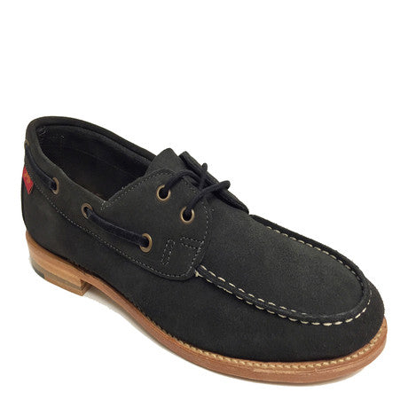 Gorilla USA Charcoal Suede Leather Moccasin - Dudes Boutique