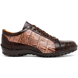 Marco Di Milano Cairo Brown/Orix Alligator Sneakers - Dudes Boutique