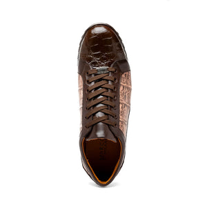 Marco Di Milano Cairo Brown/Orix Alligator Sneakers - Dudes Boutique