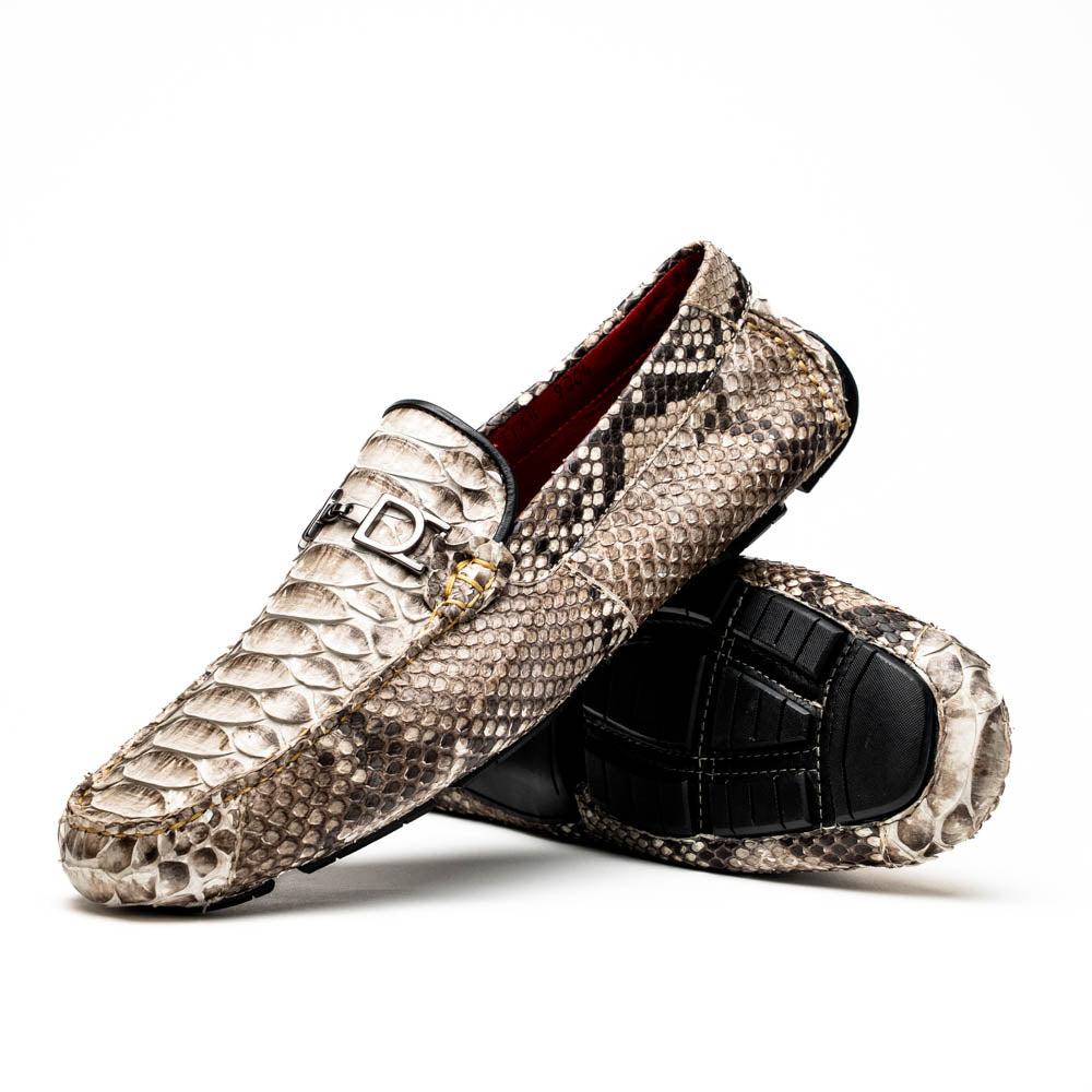 Marco Di Milano Capri Natural Python Loafers