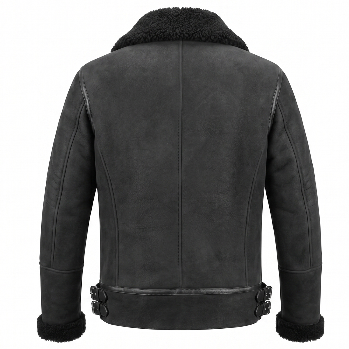 Kashani ID men's black shearling jacket