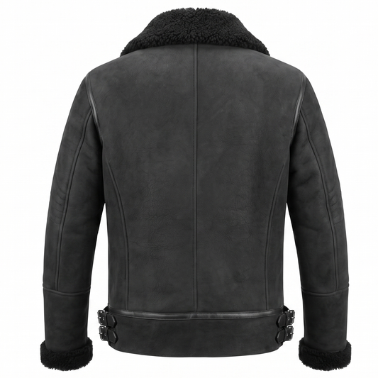 Kashani ID Men's Black Shearling Jacket