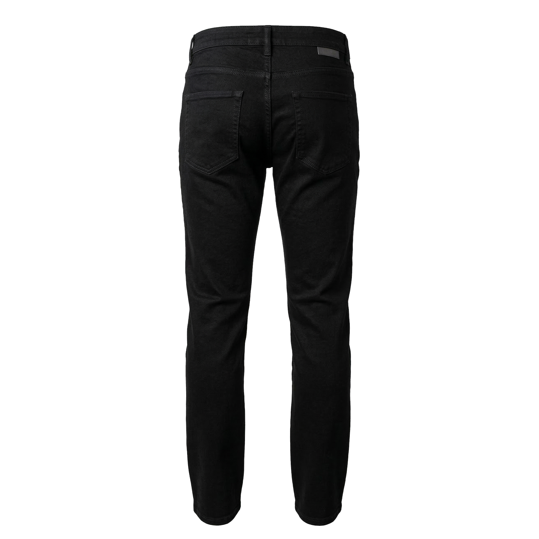 Waimea Jet Black Distressed Denim Jeans