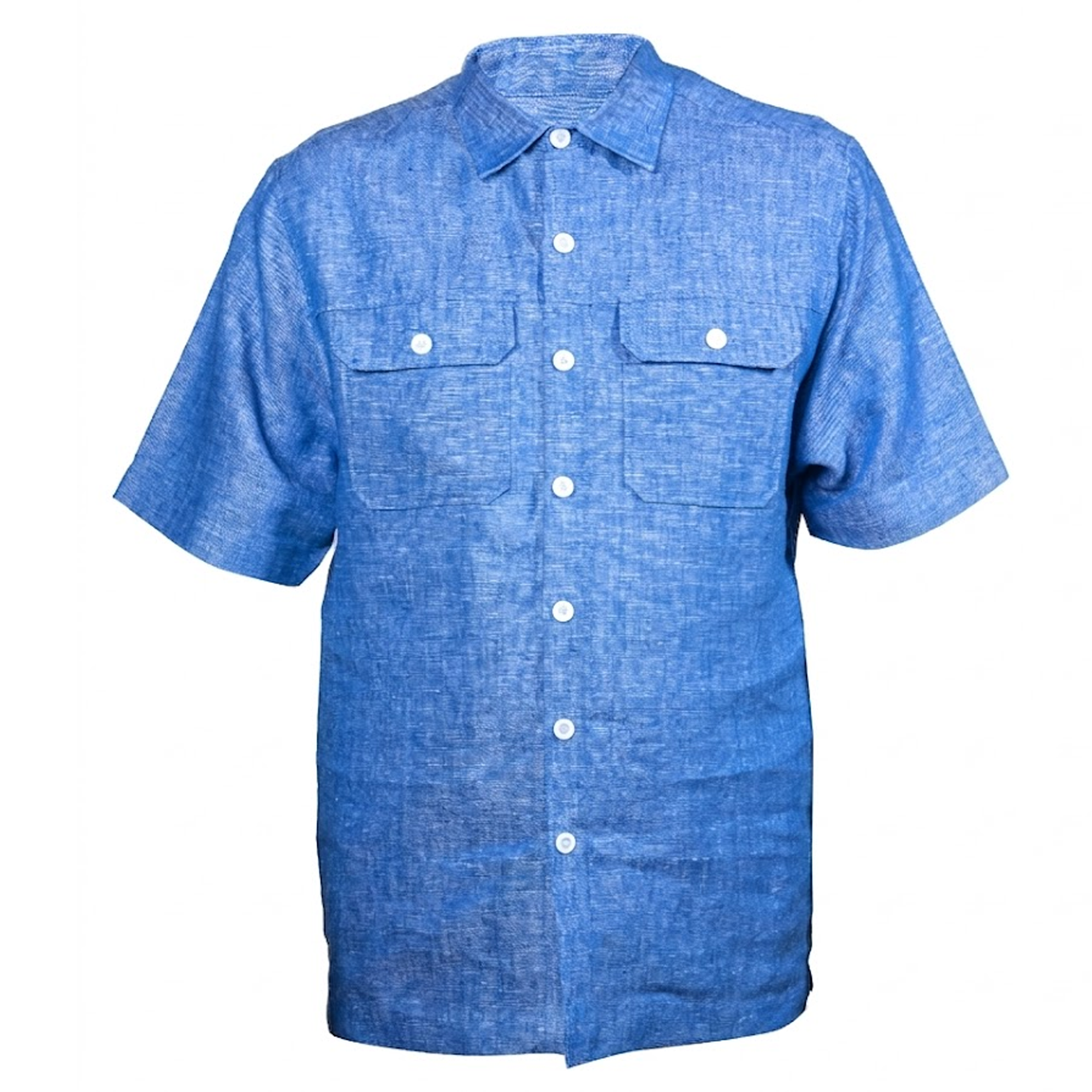 Prestige LUX-400 CD Blue Linen Shirt