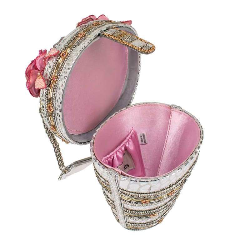 Mary Frances Champagne On Ice beaded handbag shaped like a champagne bucket