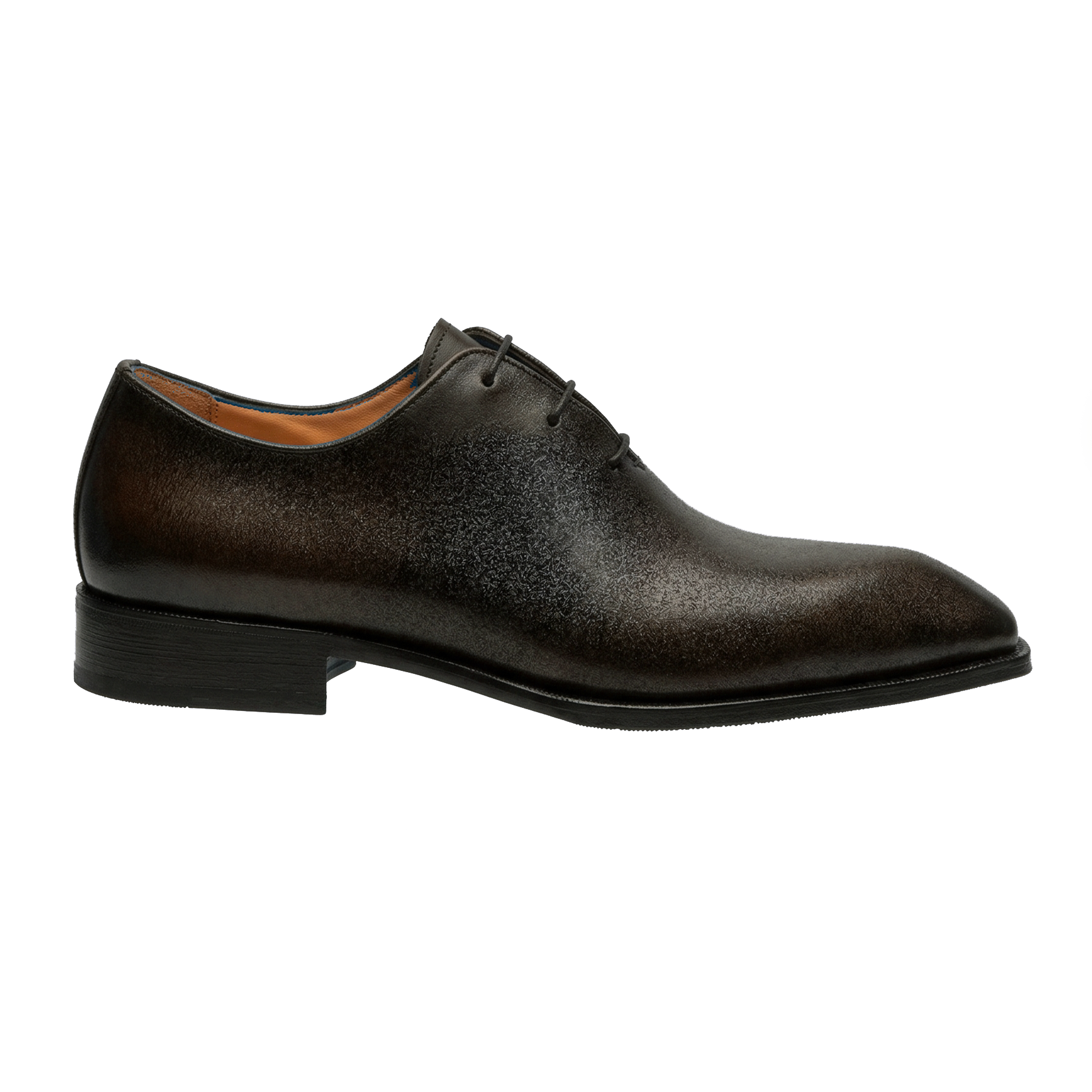 Carrucci Chestnut Plain Toe Blucher Derby Dress Shoe