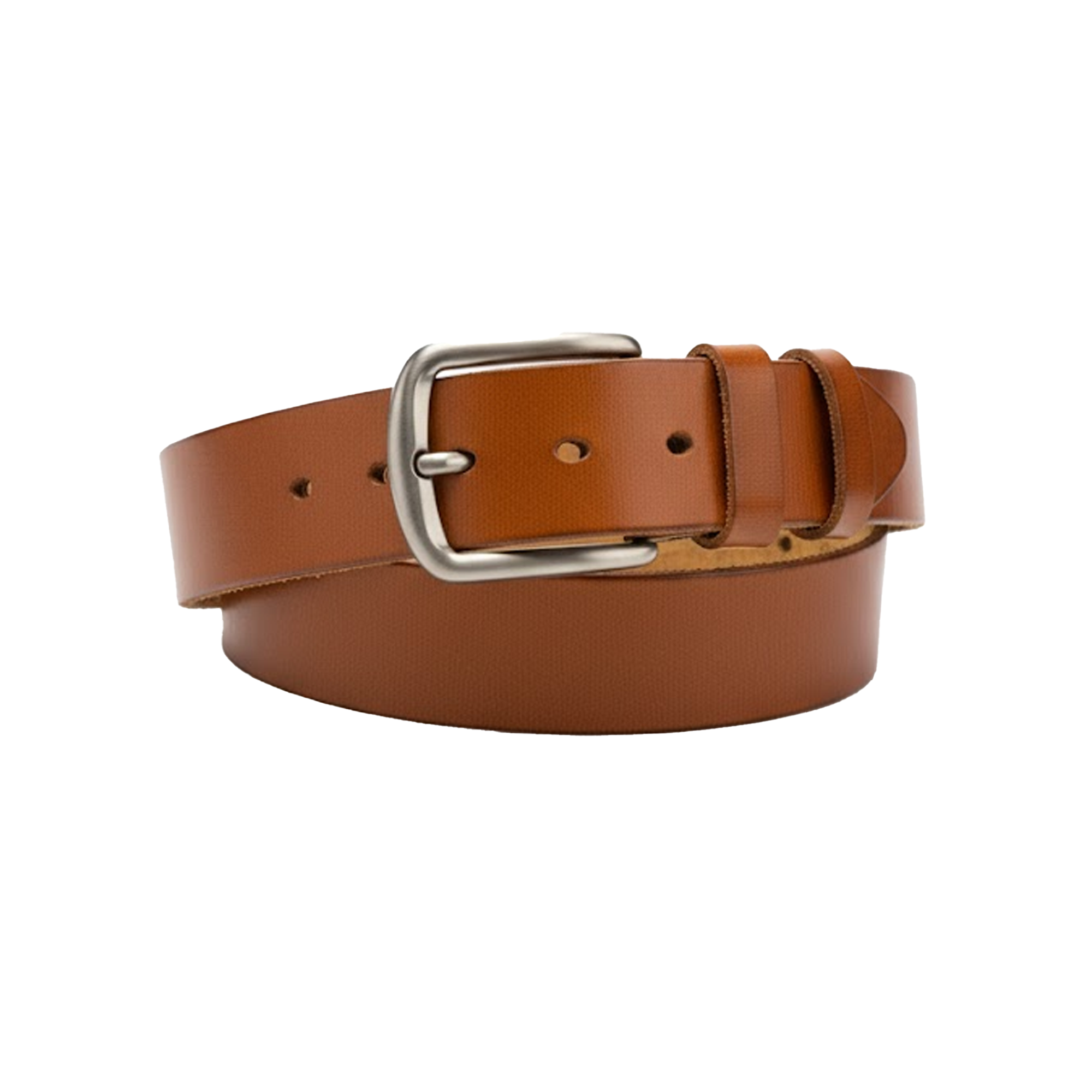 Kashani Cognac Leather Belt