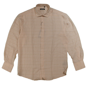 Bespoke Moda Beige Waffle Button Up Shirt - Dudes Boutique