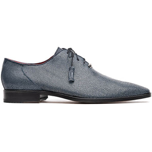 Marco Di Milano Criss Navy Stingray Oxford Dress Shoes - Dudes Boutique