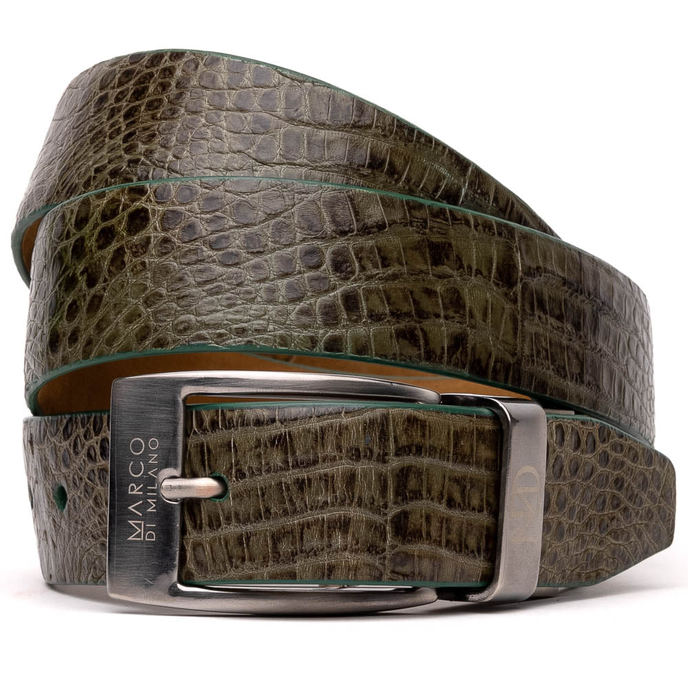 Marco Di Milano Riccardo Belt Rustic Olive