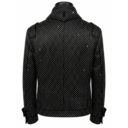 Angelino Crystal Obsidian Monarch Jacket