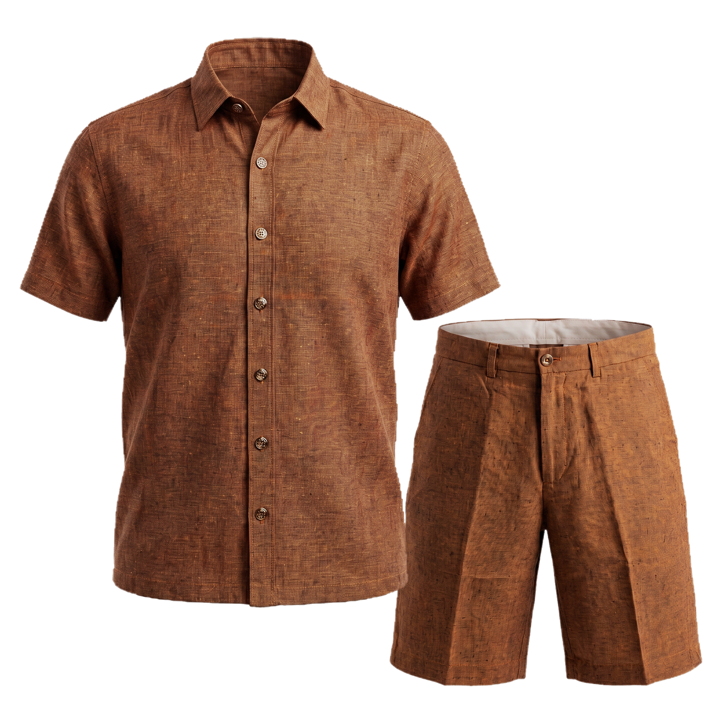 Prestige LUX-425 Linen Shirt & Short Set