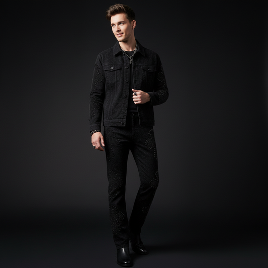 Sanctum Cross Denim Jkt – Century Penthouse BLACK/BLACK