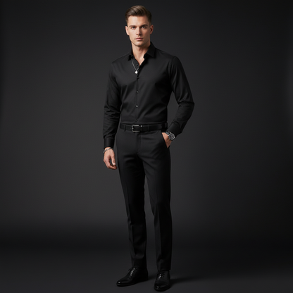 Nexus Stitchless LS Shirt BLACK