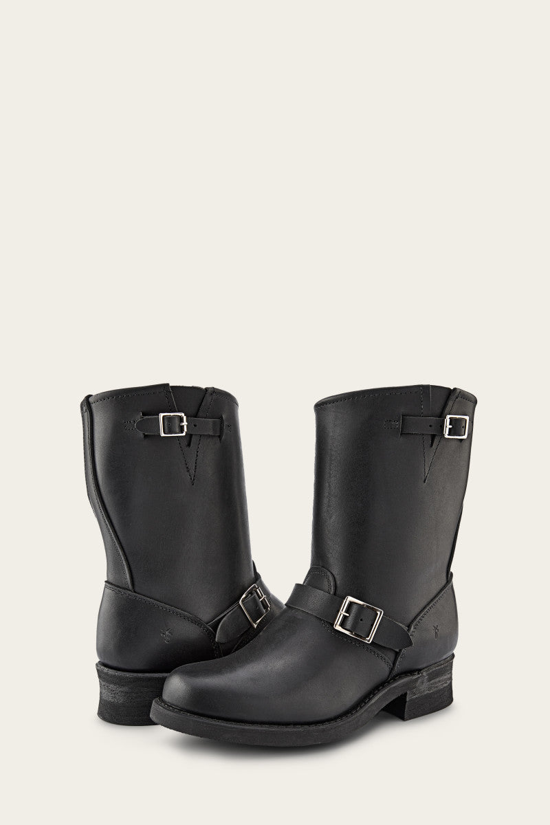 FRYE Engineer 12R Men's Boots / Black - Dudes Boutique