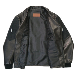 Kashani Black Stingray / Lambskin Motorcycle Jacket - Dudes Boutique