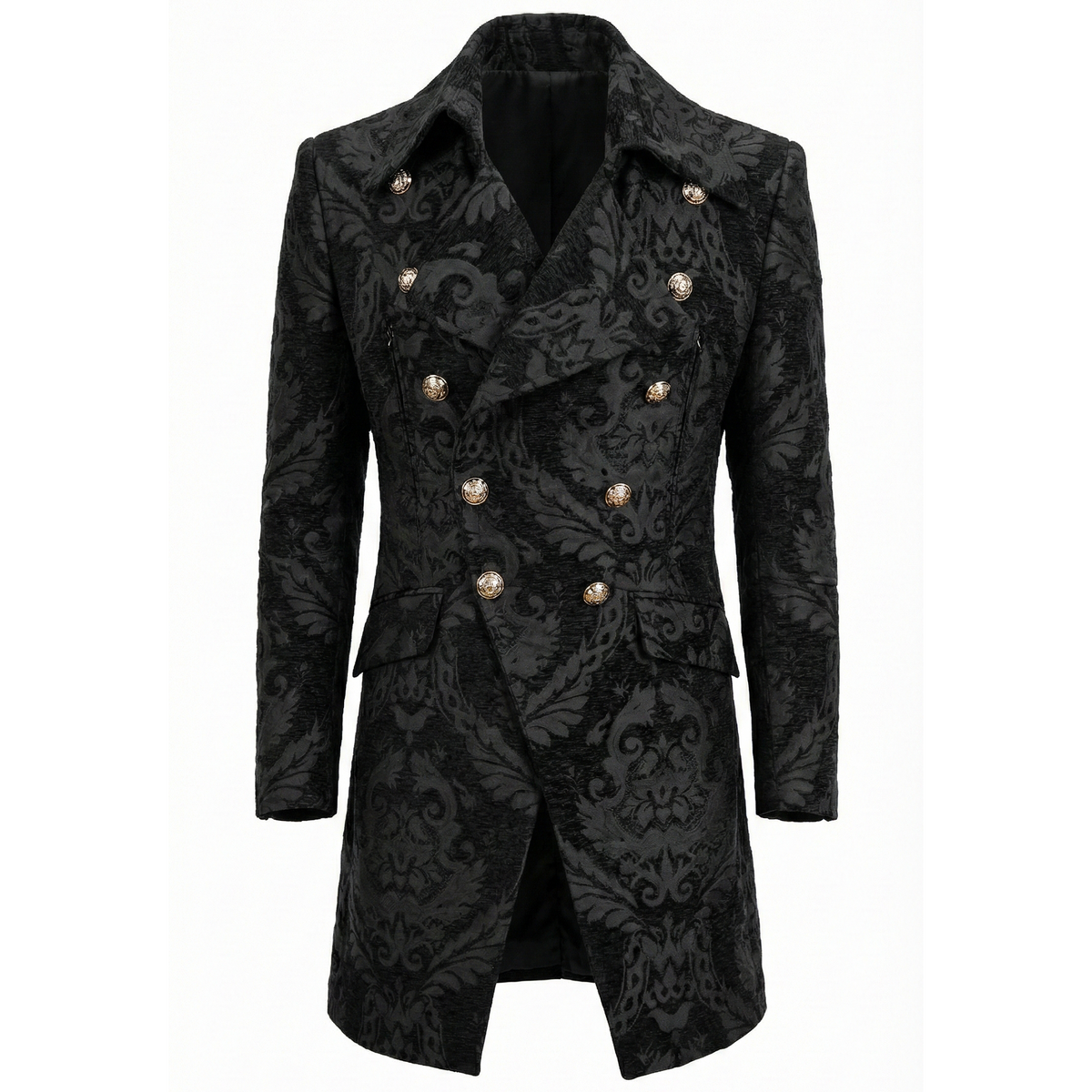 Angelino Dynasty men's overcoat in midnight