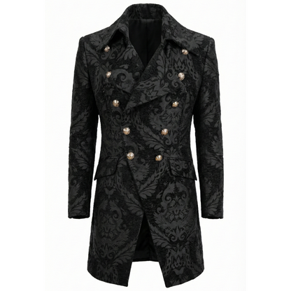 Angelino Dynasty men's overcoat in midnight
