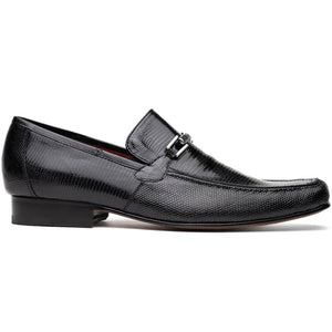 Marco Di Milano Fabro Black Lizard Bit Loafers - Dudes Boutique