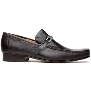 Marco Di Milano Fabro Brown Lizard Bit Loafers - Dudes Boutique