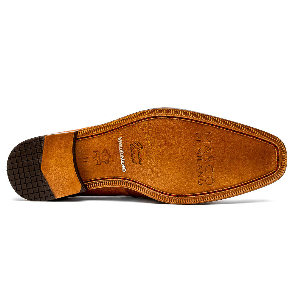 Marco Di Milano Fangio Cognac Ostrich Loafers