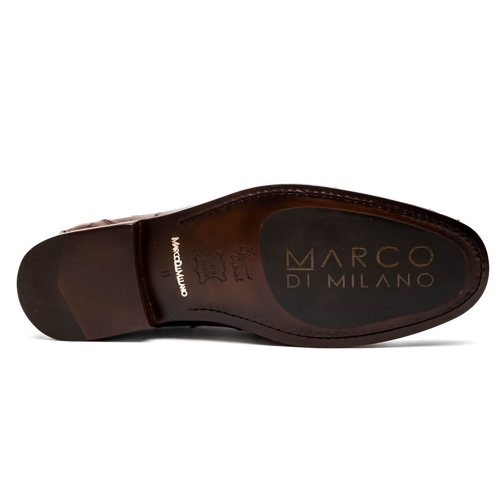 Marco Di Milano Ferrioni Kango Tabac Ostrich Bit Loafers - Dudes Boutique