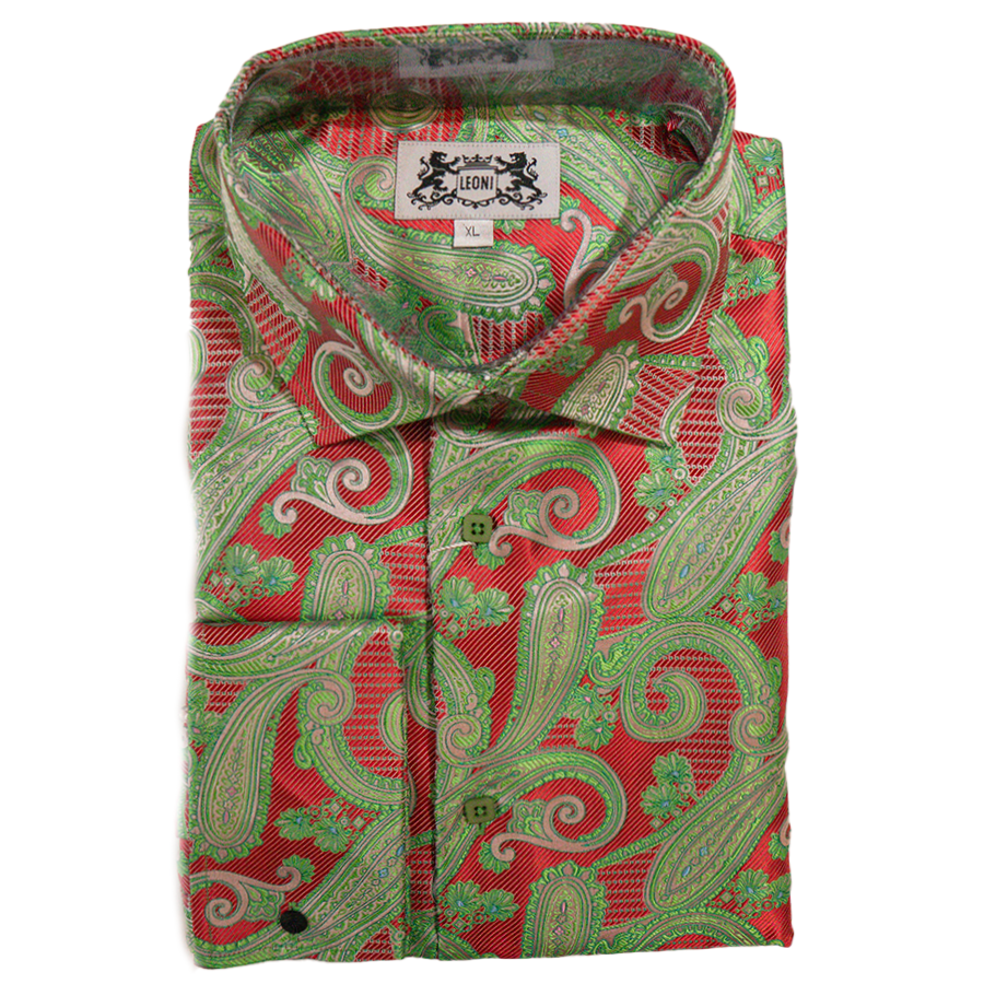 Leoni Watermelon Cactus Button Up Shirt - Dudes Boutique