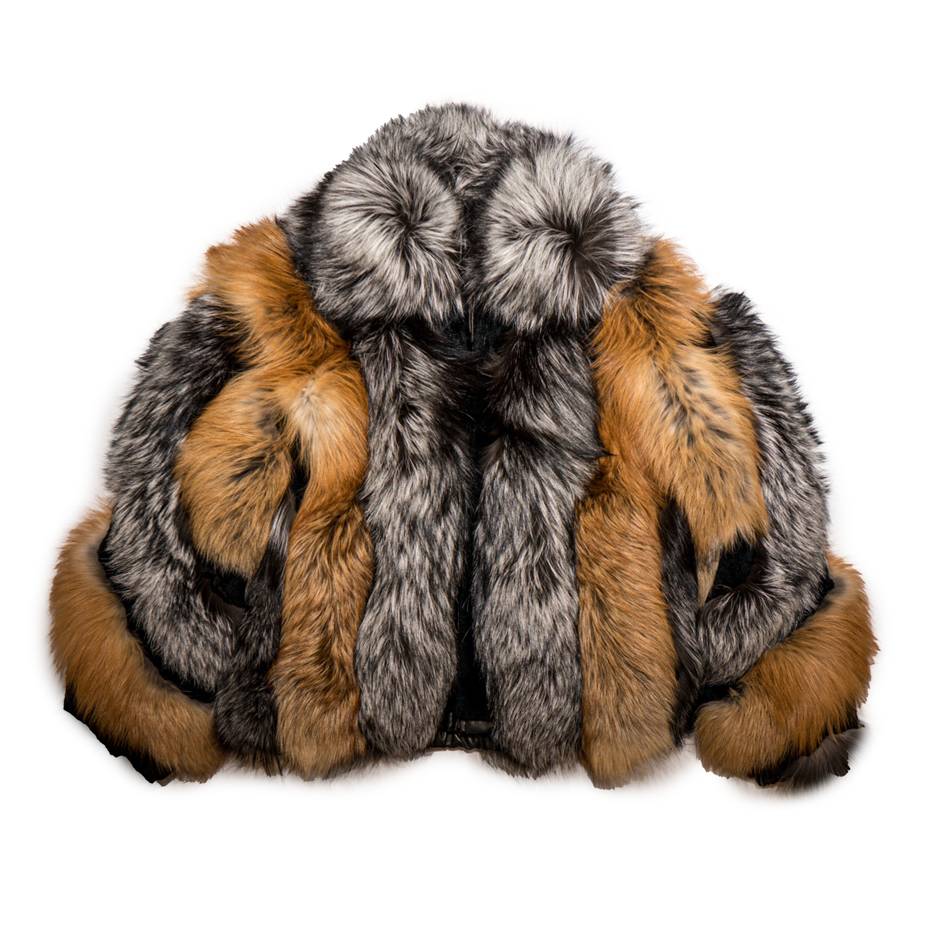 Kashani Men's Full Silver/Red Fox Fur Coat – Dudes Boutique