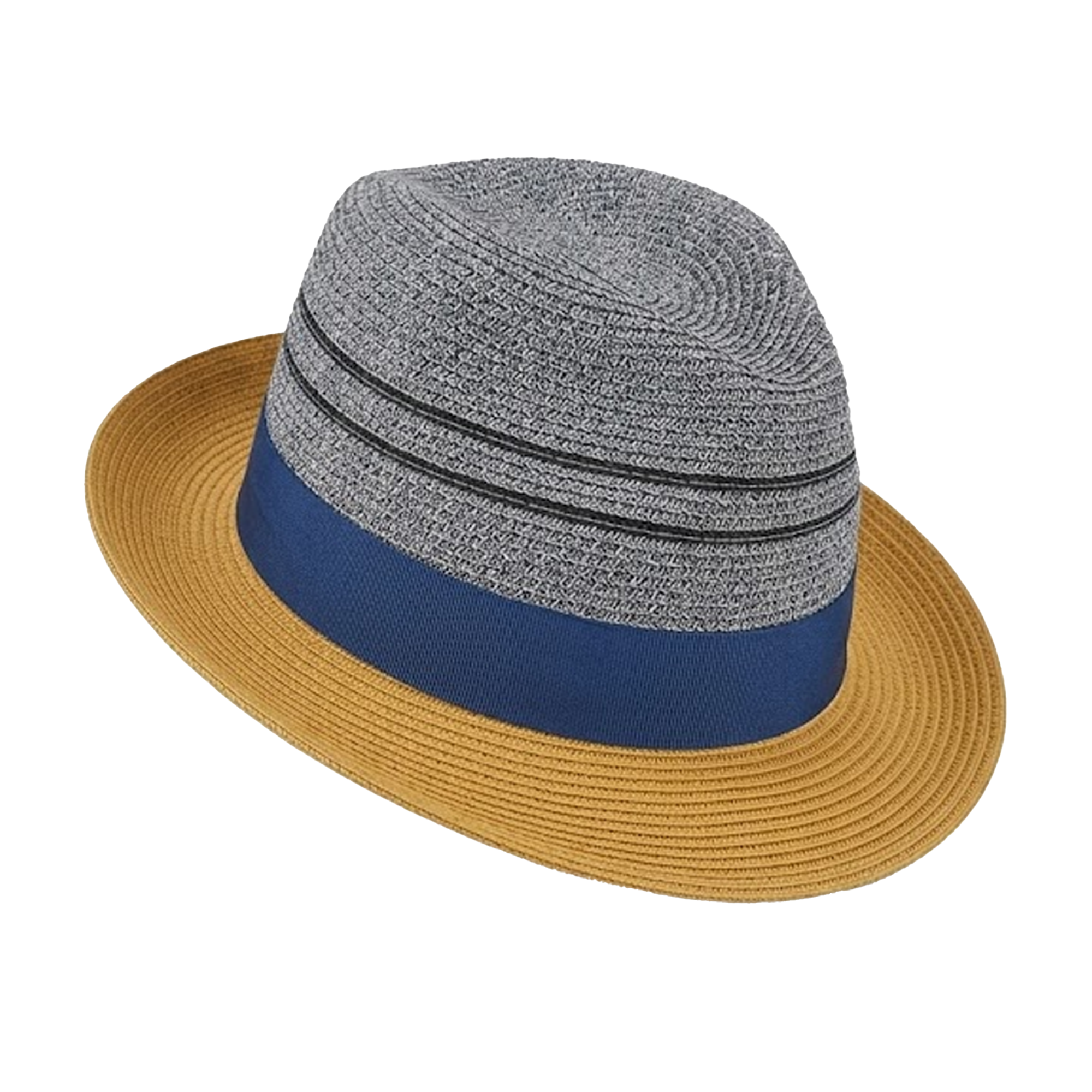 Bently Headwear "The Gino" Denim Blue / Natural Hat