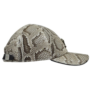 Mauri Natural Python Base Ball Hat - Dudes Boutique