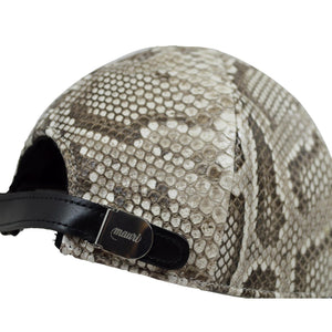 Mauri Natural Python Base Ball Hat - Dudes Boutique