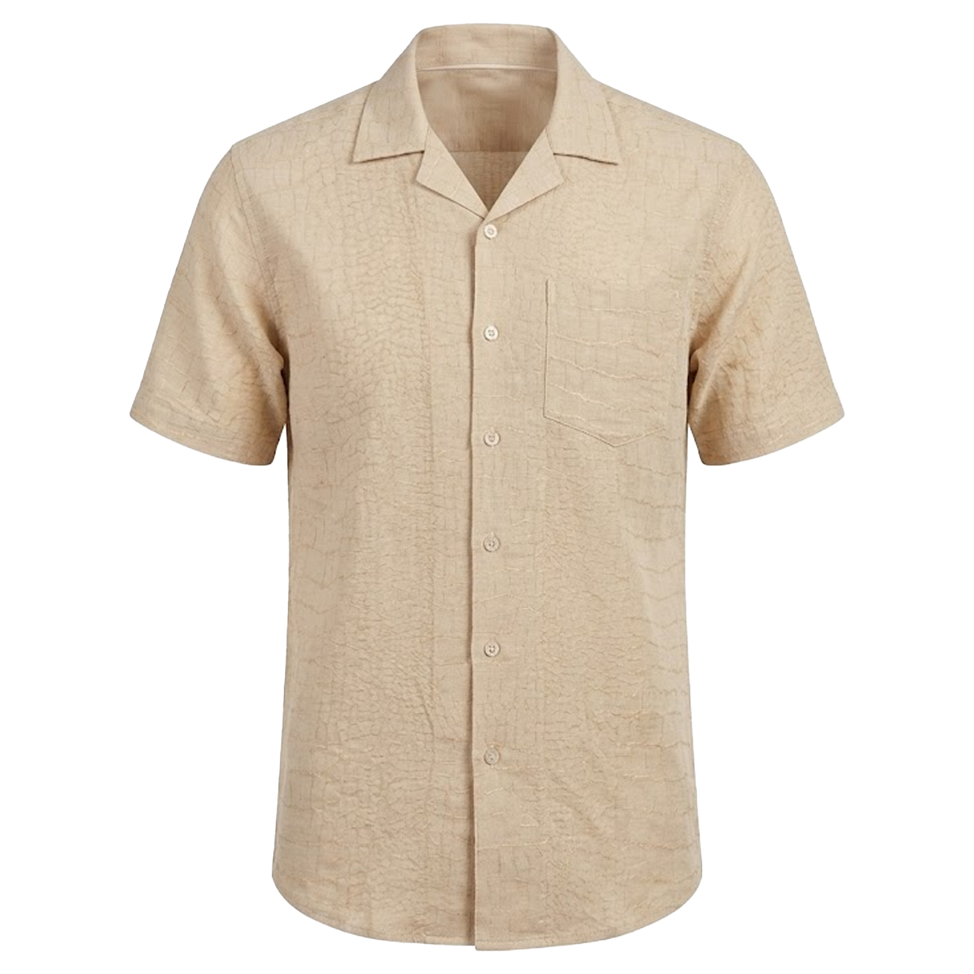 Inserch Stone Croc Texture Shirt